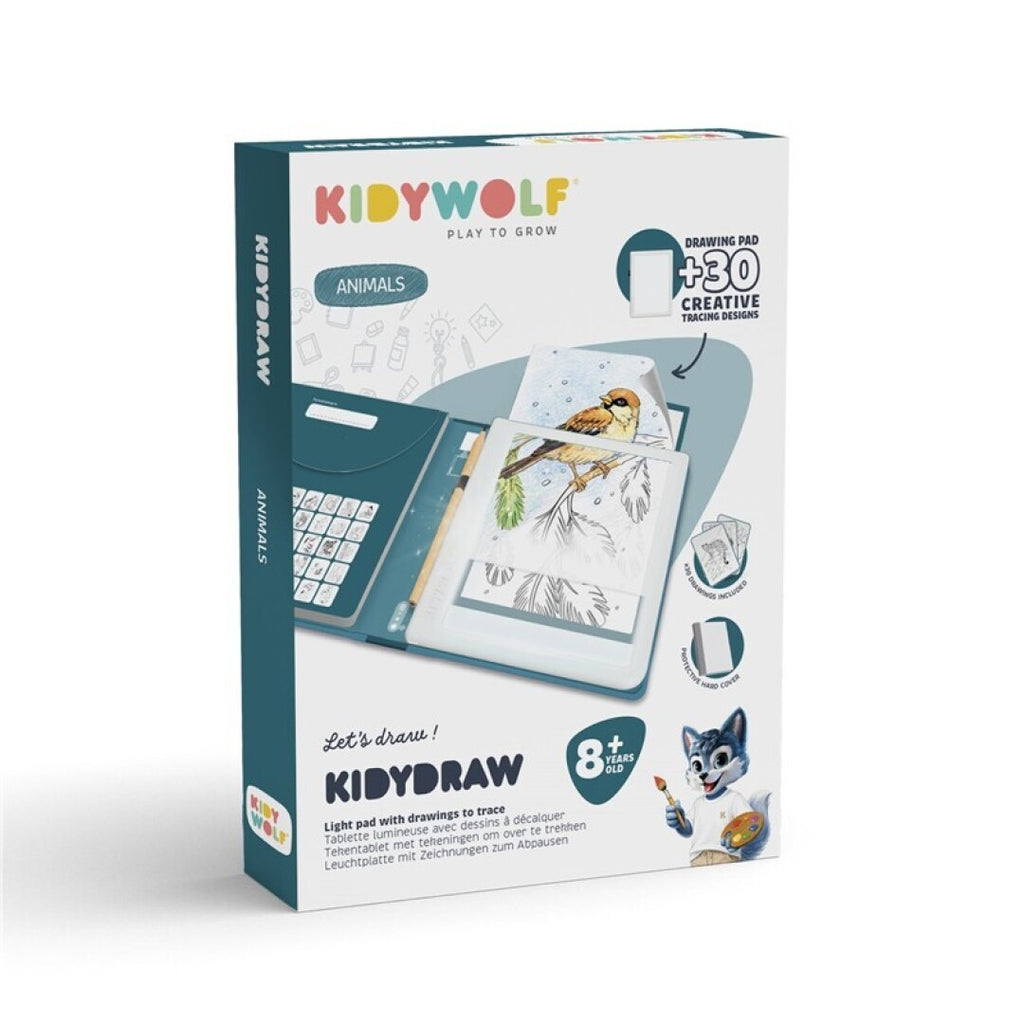 KIDYDRAW PAD Animales | Tableta de Dibujo Retroiluminada para Niños