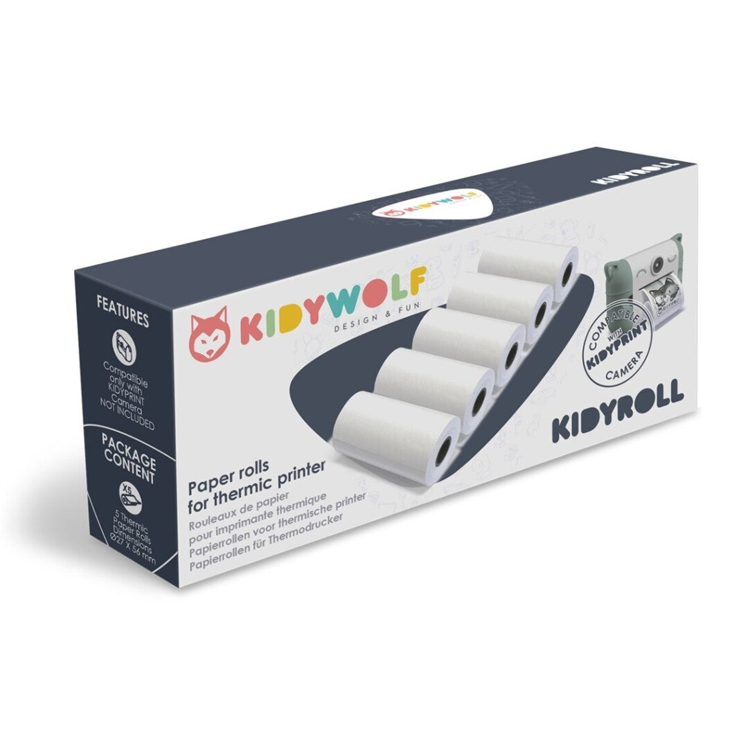 KIDYROLL Papel térmico (5 rollos)