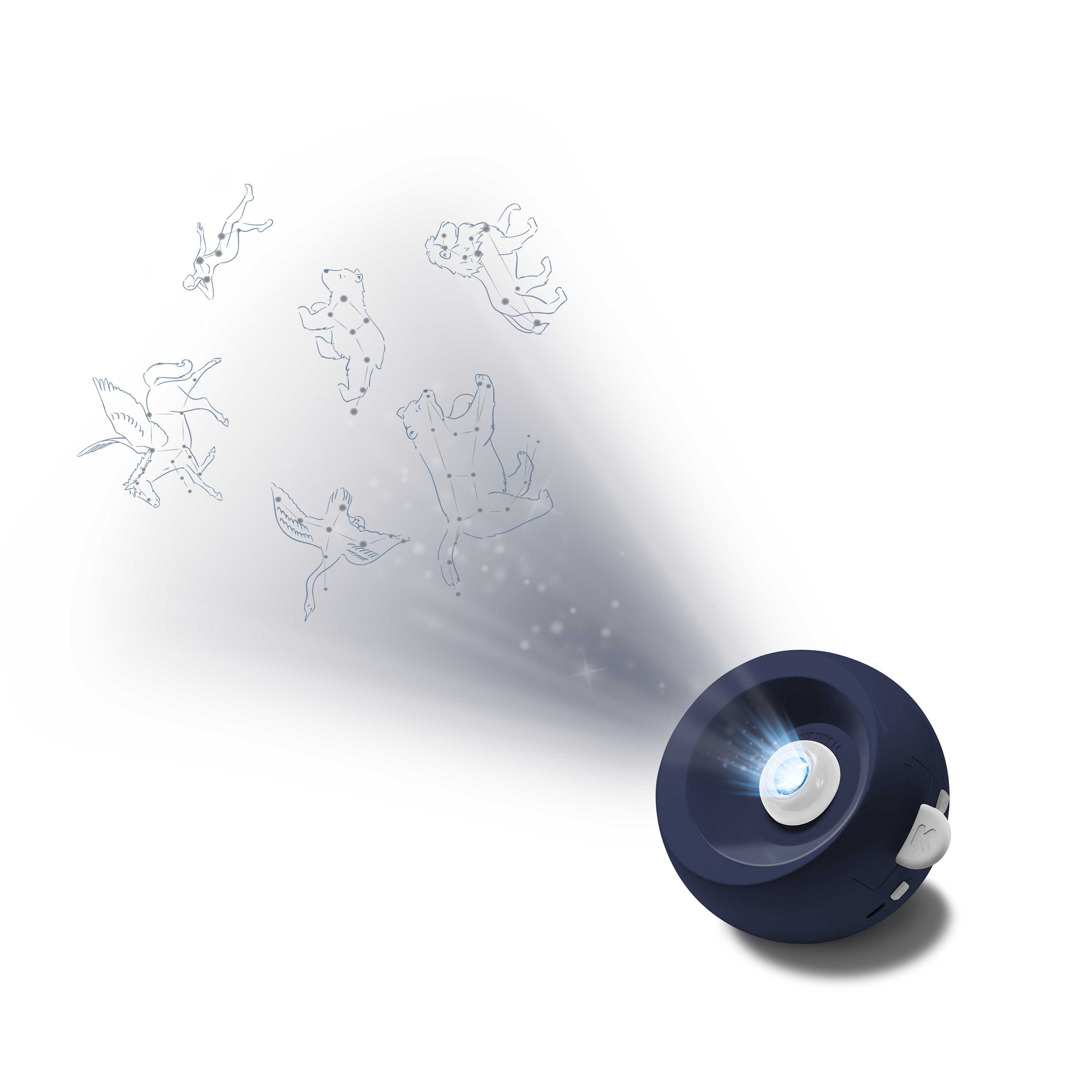 KIDYSTAR Galaxia - Proyector de Estrellas Infantil