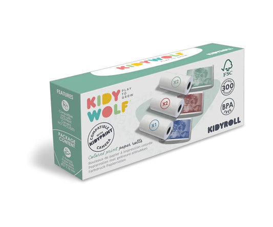 KidyRoll Térmico Colores para cámaras Kidyprint