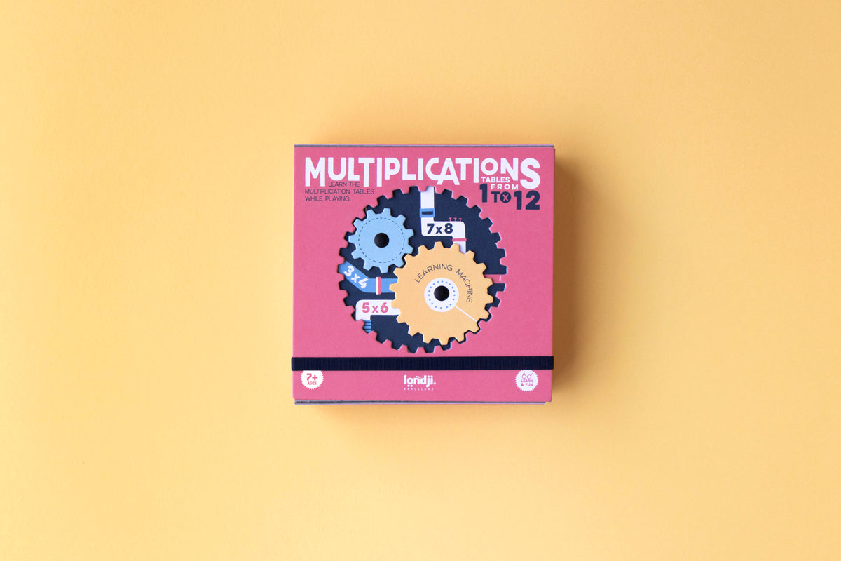 Tablas de Multiplicar Learn&Fun Londji: Máquina de Engranajes para Aprenderlas