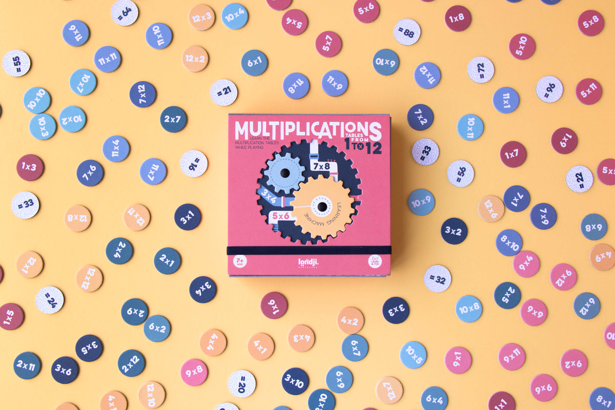 Tablas de Multiplicar Learn&Fun Londji: Máquina de Engranajes para Aprenderlas - 10