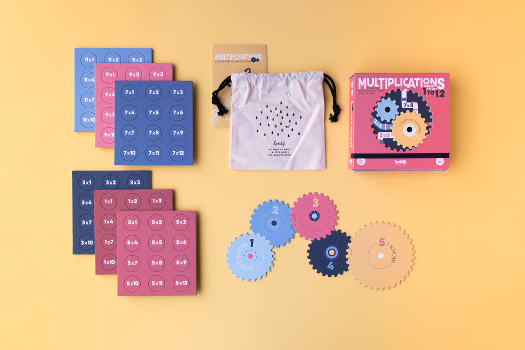 Tablas de Multiplicar Learn&Fun Londji: Máquina de Engranajes para Aprenderlas - 2