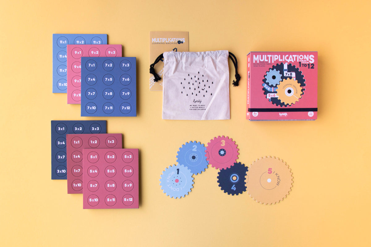 Tablas de Multiplicar Learn&Fun Londji: Máquina de Engranajes para Aprenderlas - 2