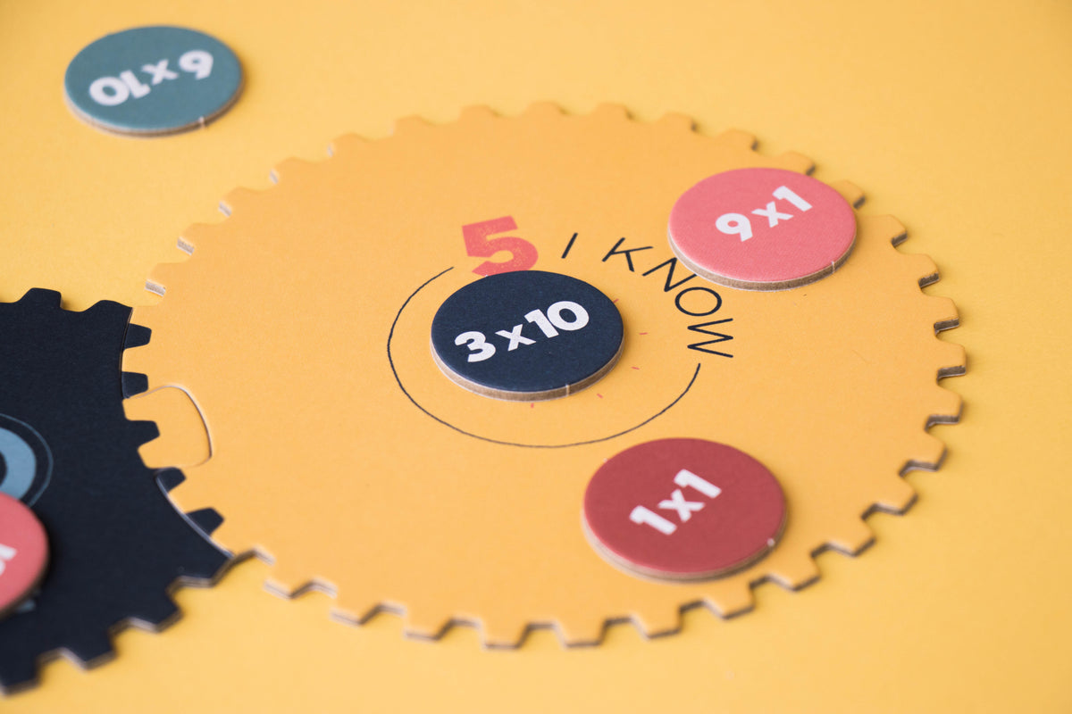 Tablas de Multiplicar Learn&Fun Londji: Máquina de Engranajes para Aprenderlas - 7