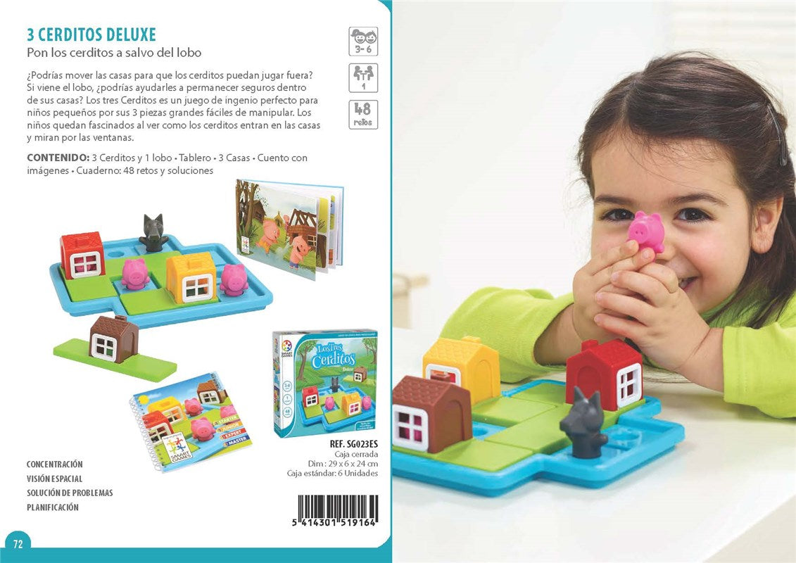 Los Tres Cerditos Deluxe - Smart games