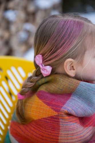 MASCARA DE PELO DOBLE - Rosa-Púrpura