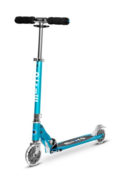 Patinete Micro Sprite LED Plegable de 2 Ruedas, Azul Océano - 3