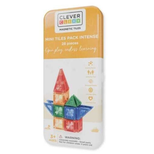 Mini travel imanes 28 piezas colores vivos- CLEVERCLIXX