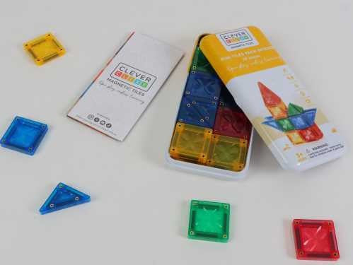 Mini travel imanes 28 piezas colores vivos Cleverclixx - 3