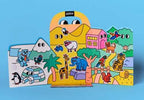 Montessori pegatinas reutilizables - Animales -  OMY