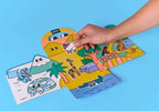 Montessori pegatinas reutilizables - Animales -  OMY