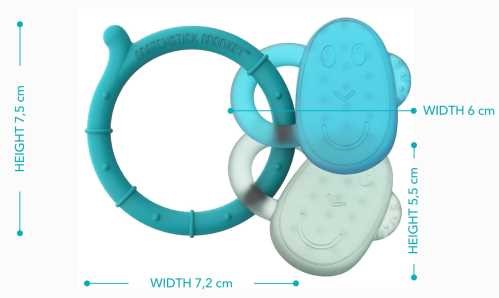 Mordedor refrigerable azul – Matchstick Monkey