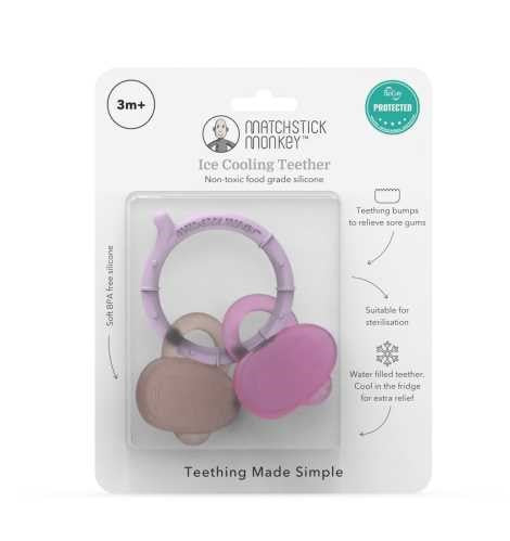 Mordedor refrigerable rosa – Matchstick Monkey