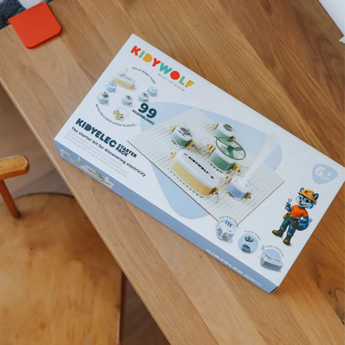KIDYELEC Starter - Mi Primer Kit Eléctrico (11 piezas)