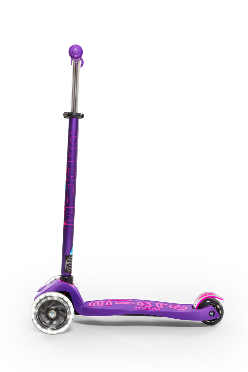 Patinete Maxi Micro Deluxe LED de 3 Ruedas para Niños de 5 a 12 Años - 5
