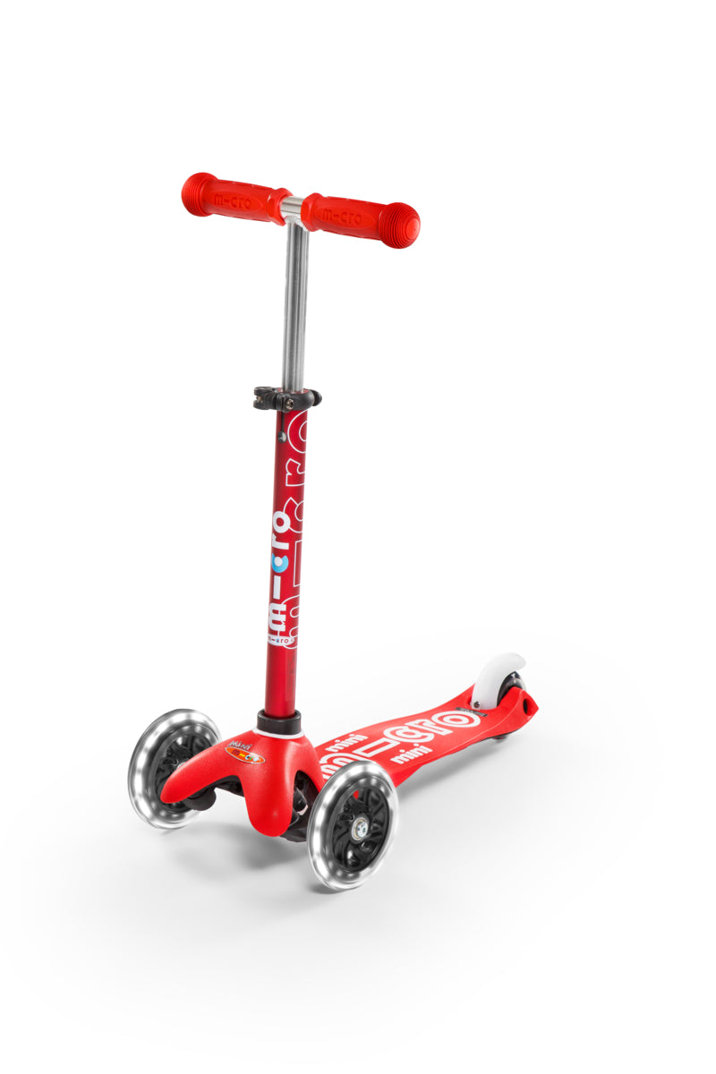 Patinete Mini Micro Deluxe LED de 3 Ruedas con Luces - 48