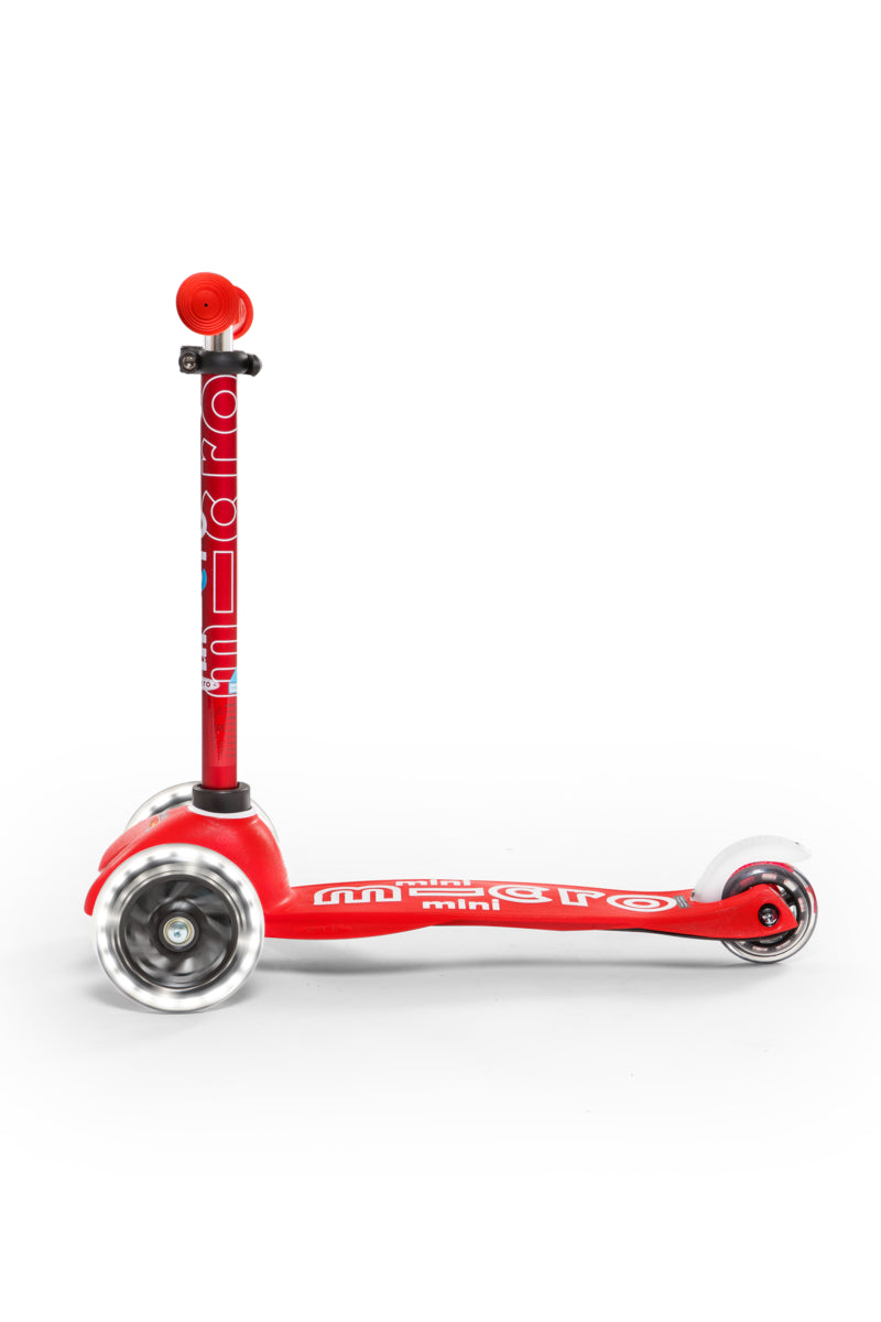 Patinete Mini Micro Deluxe LED de 3 Ruedas con Luces - 40