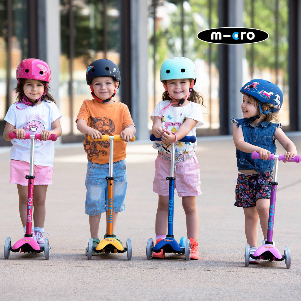 Patinete Mini Micro Deluxe LED de 3 Ruedas con Luces - 49