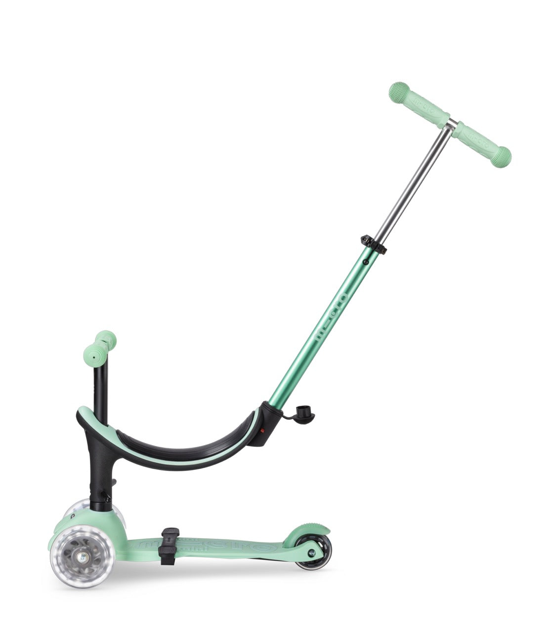 Patinete Mini Micro 4 en 1 Deluxe LED: de Correpasillos a Patinete - 25