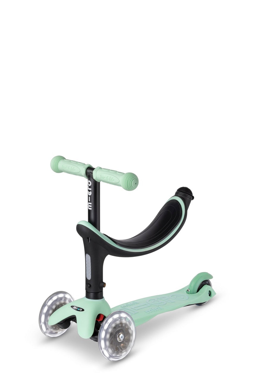 Patinete Mini Micro 4 en 1 Deluxe LED: de Correpasillos a Patinete - 26