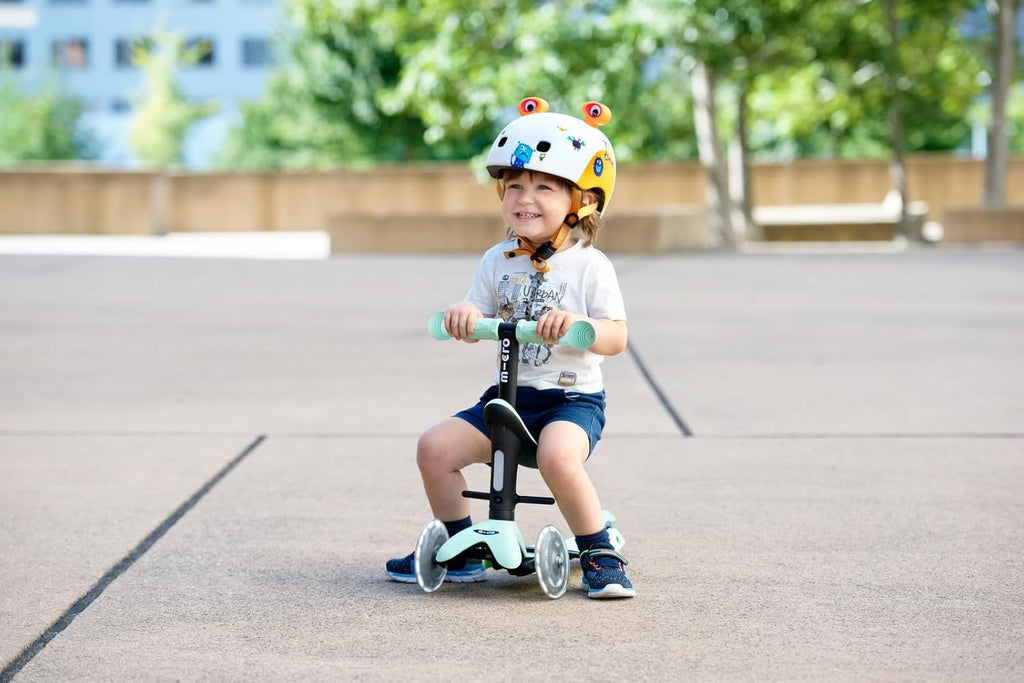 Patinete Mini Micro 4 en 1 Deluxe LED: de Correpasillos a Patinete - 32