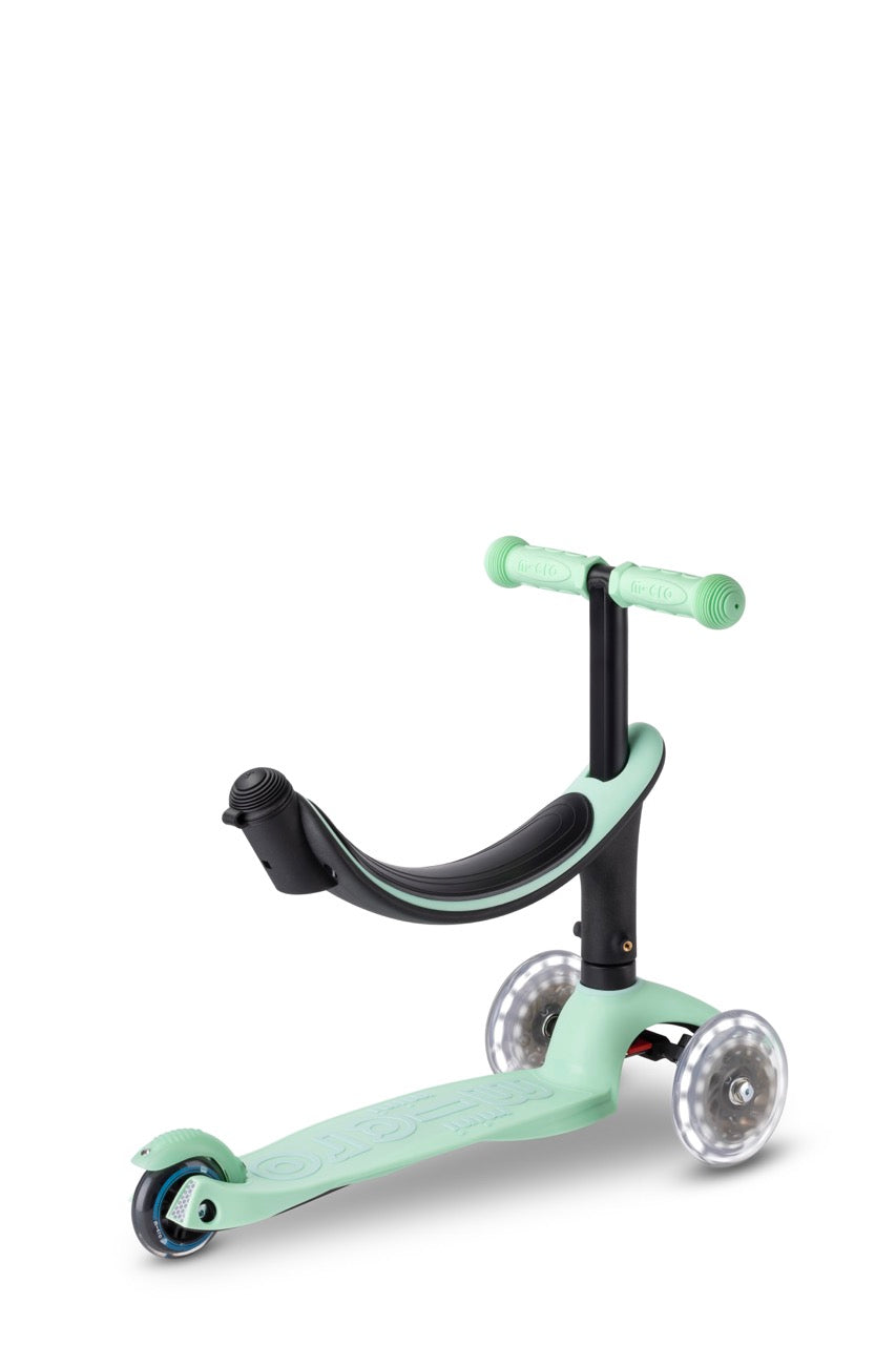 Patinete Mini Micro 4 en 1 Deluxe LED: de Correpasillos a Patinete - 33