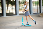 Patinete Micro Sprite LED Plegable de 2 Ruedas, Azul Océano - 7