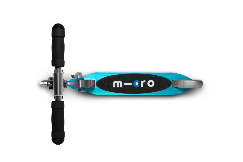 Patinete Micro Sprite LED Plegable de 2 Ruedas, Azul Océano - 8