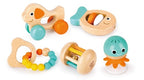 Set Sensorial Evolutivo – 5 Juguetes de Madera | HAPE