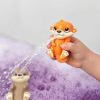 Baff Buddies Mamá y Bebé Nutria: Juguete Flotante de Baño con 3 Bombas de Lavanda