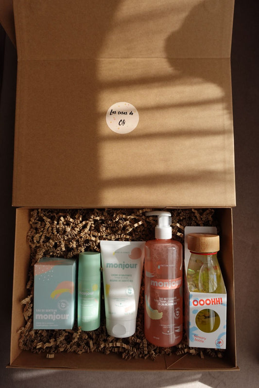 Caja Regalo Bebé Oli (Rutina completa + sorpresa sensorial)