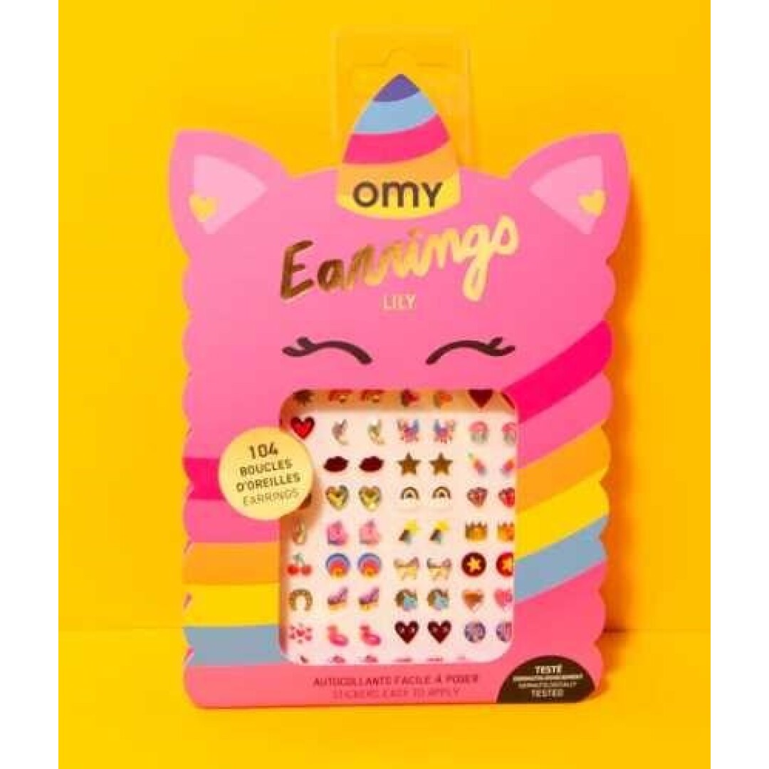 Pegatinas Joya Kawaii para Orejas | 104 Adhesivos Infantiles