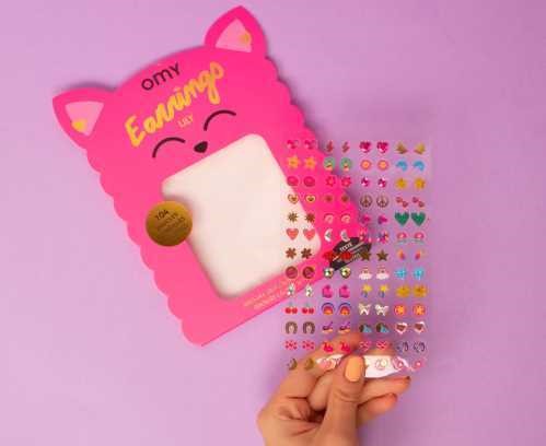 Pegatinas Joya Kawaii para Orejas | 104 Adhesivos Infantiles