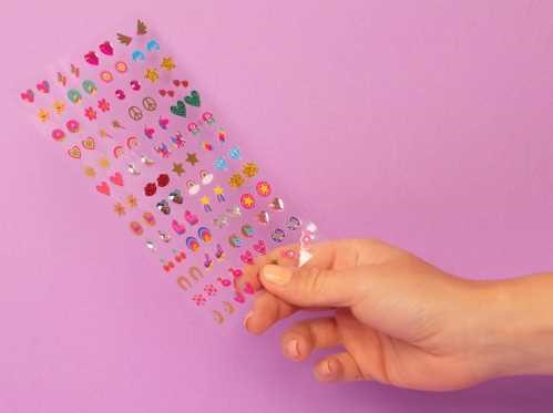 Pegatinas Joya Kawaii para Orejas | 104 Adhesivos Infantiles