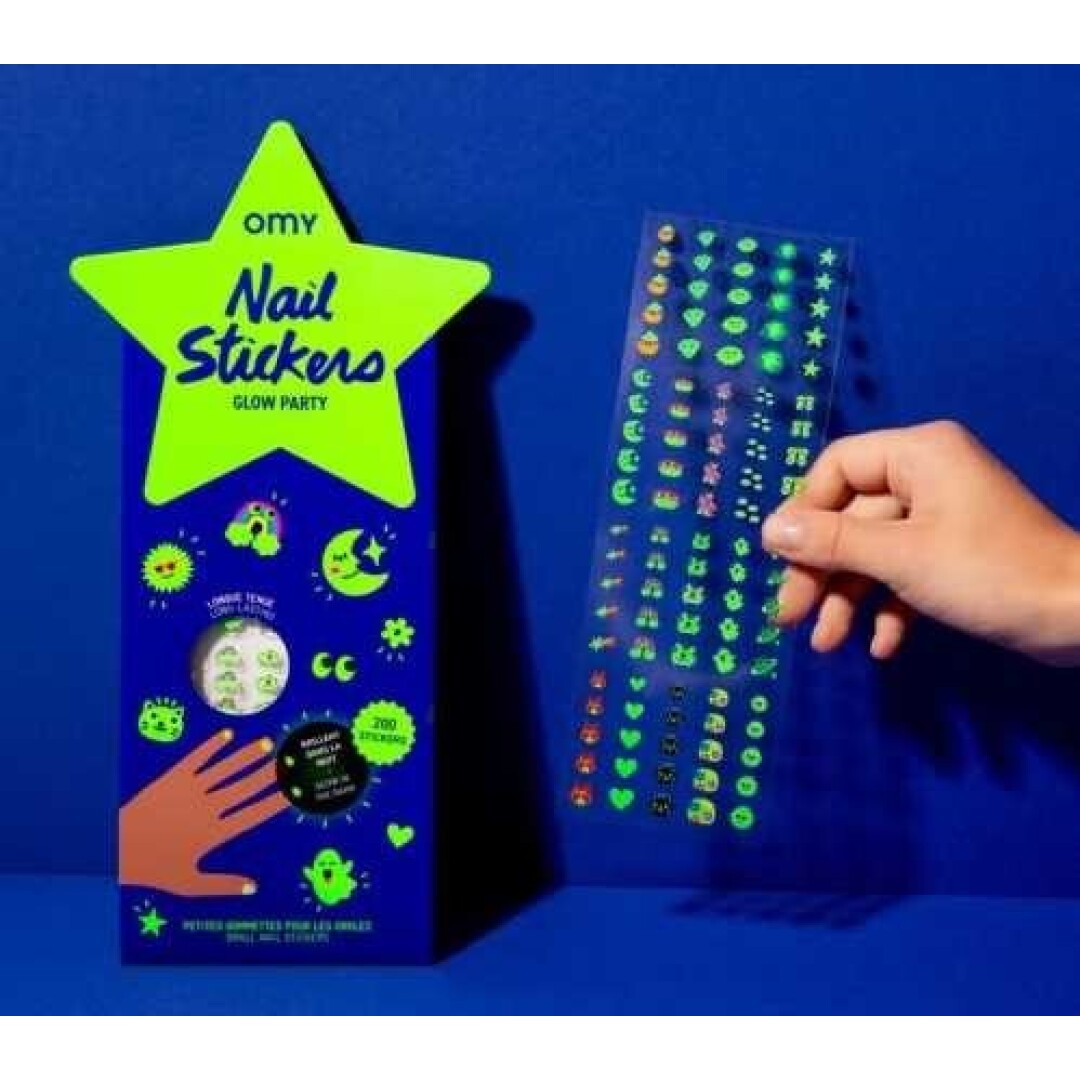 Pegatinas para uñas que brillan en la oscuridad - OMY