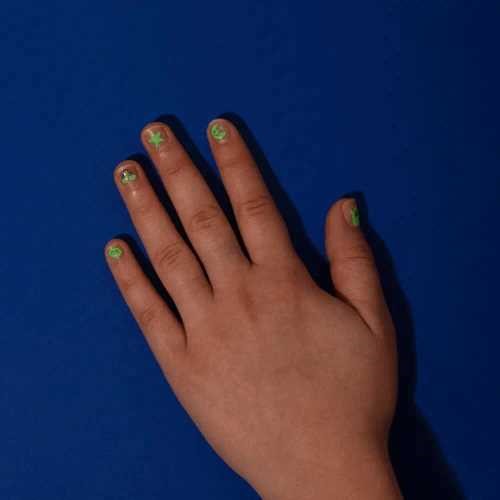 Pegatinas para uñas que brillan en la oscuridad - OMY