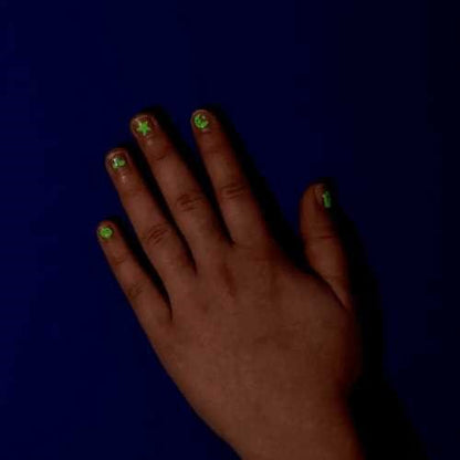 Pegatinas para uñas que brillan en la oscuridad - OMY