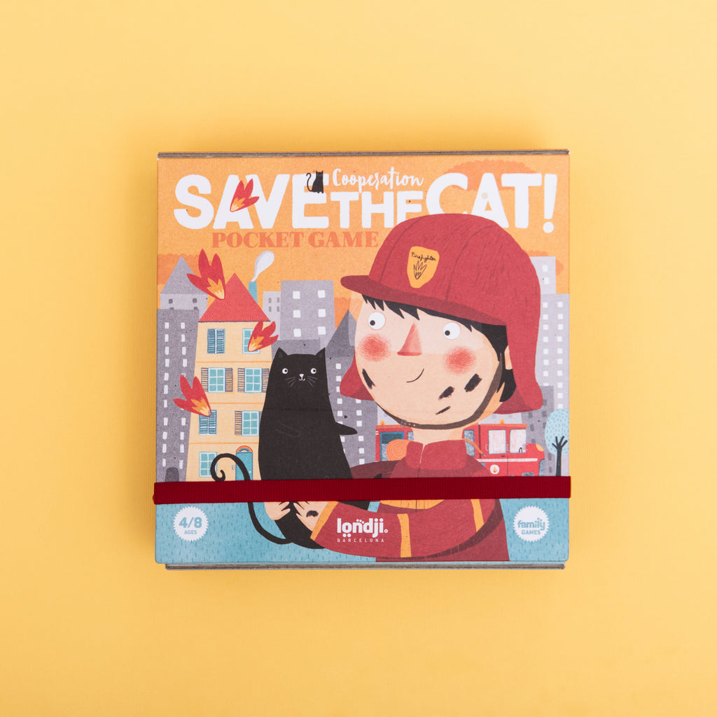 Juego Cooperativo Save the Cat Londji en Formato Bolsillo