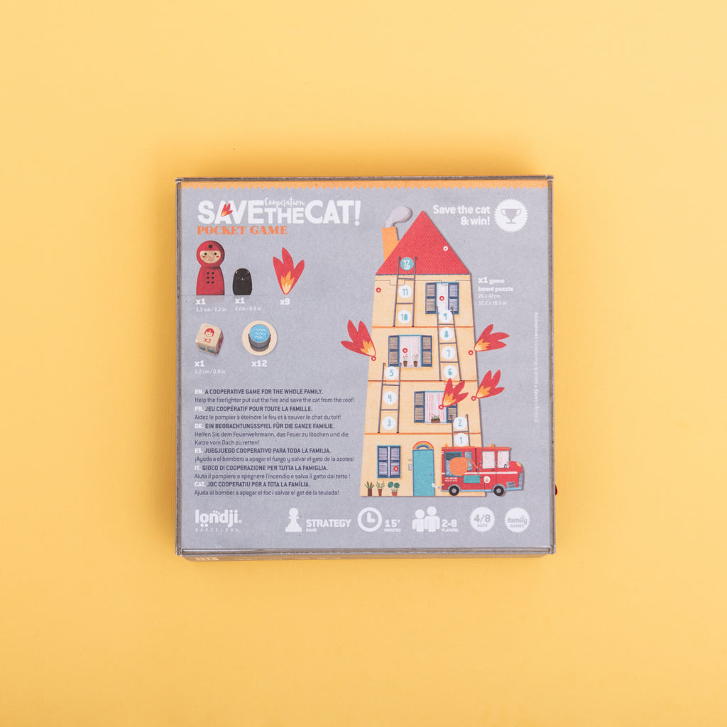 Juego Cooperativo Save the Cat Londji en Formato Bolsillo - 2