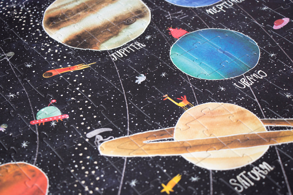 Puzzle Discover the Planets Londji: 200 Piezas del Sistema Solar que Brilla en la Oscuridad - 7