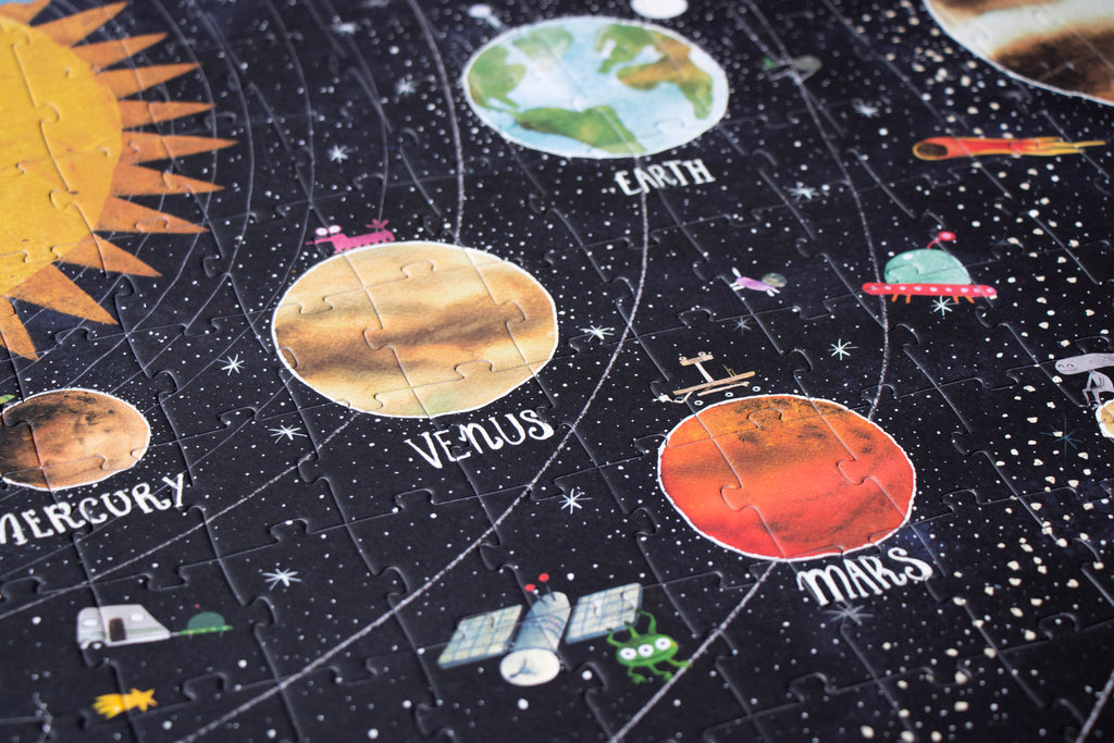 Puzzle Discover the Planets Londji: 200 Piezas del Sistema Solar que Brilla en la Oscuridad - 8