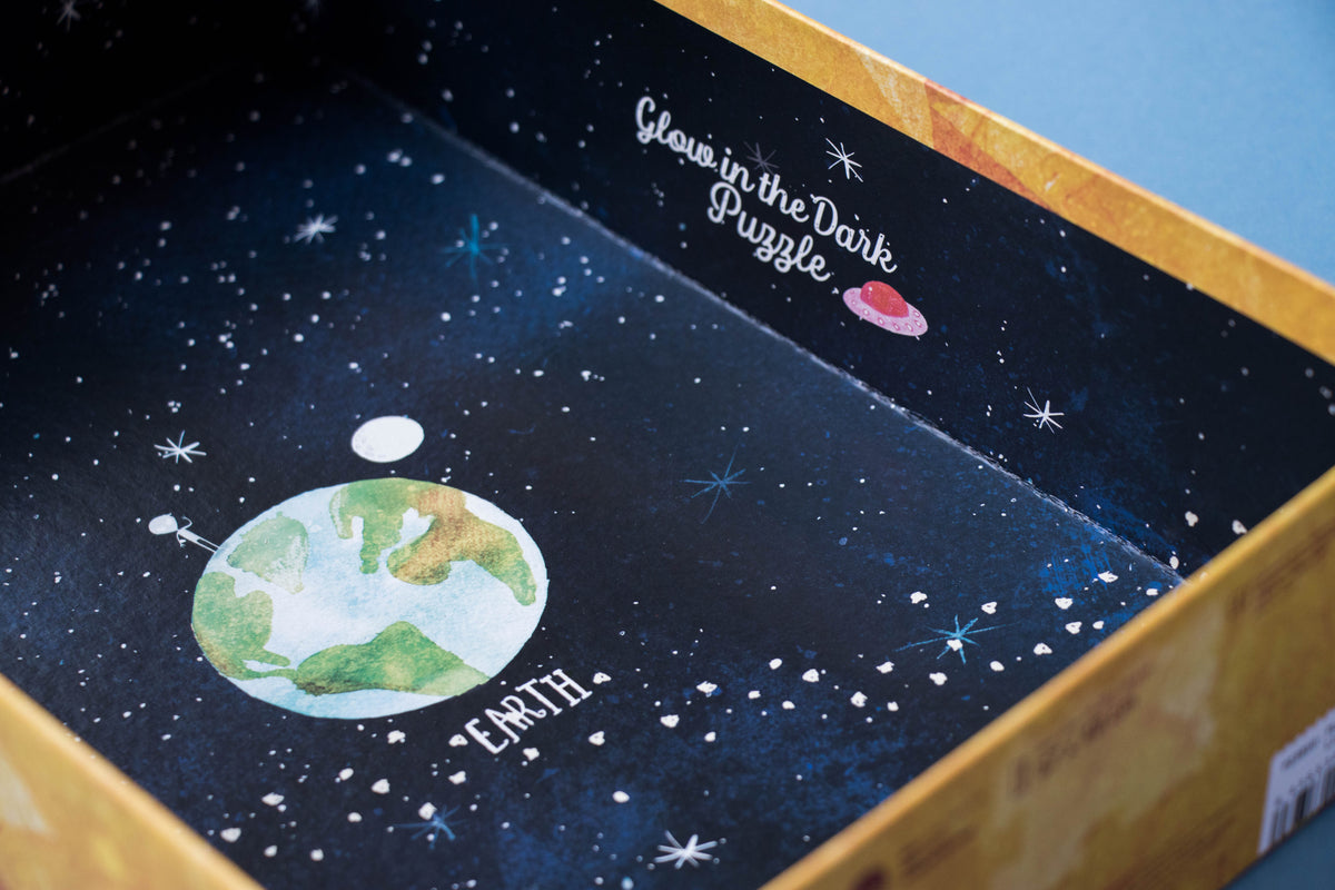 Puzzle Discover the Planets Londji: 200 Piezas del Sistema Solar que Brilla en la Oscuridad - 9