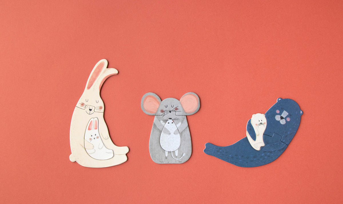 Puzzle Mama Londji: 7 Primeros Puzzles de Animales con sus Crías - 15