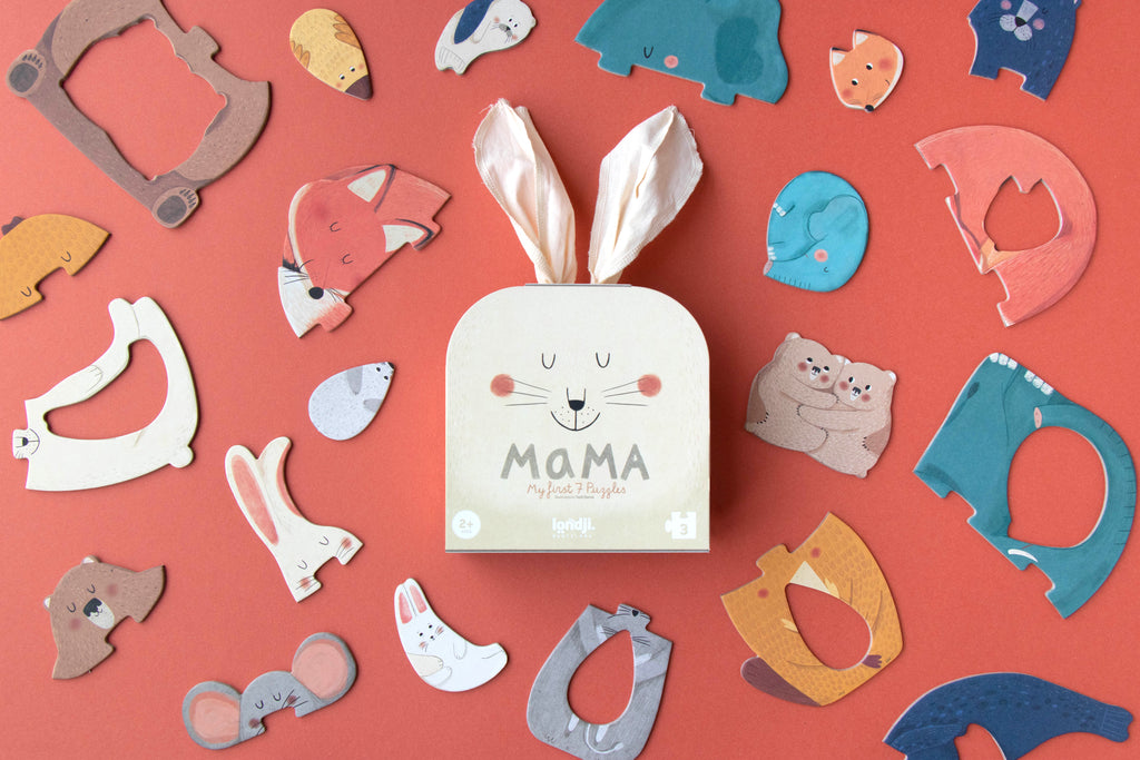 Puzzle Mama Londji: 7 Primeros Puzzles de Animales con sus Crías - 16