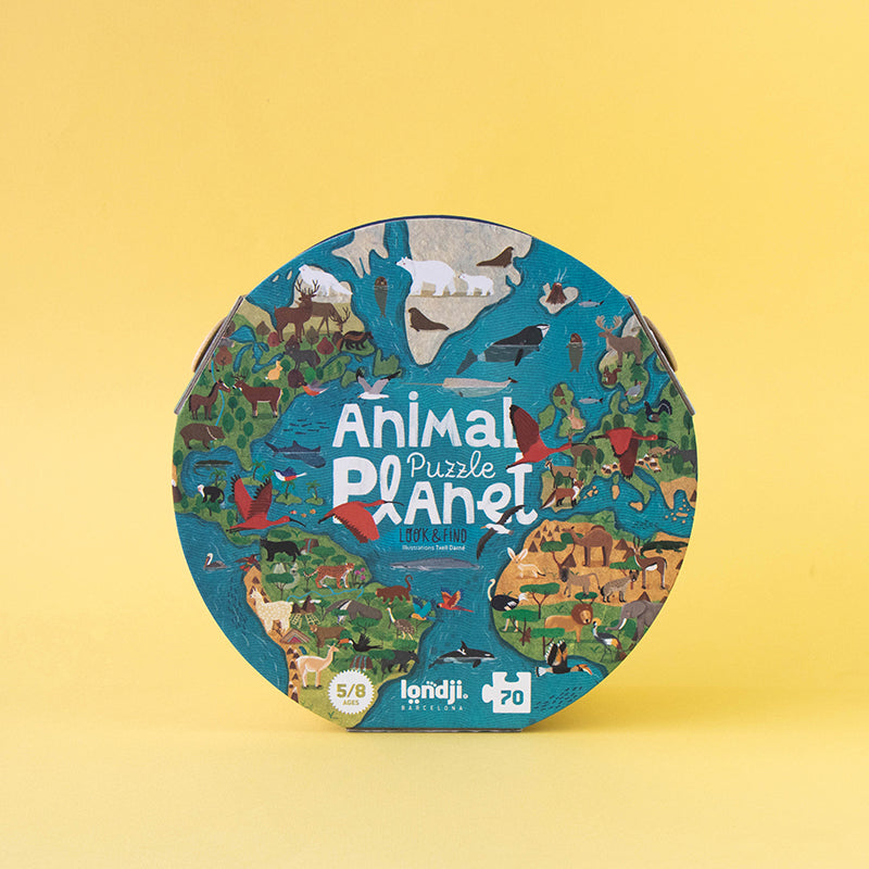 Puzzle Animal Planet Londji: 70 Piezas y Juego de Observación de Animales del Mundo - 38