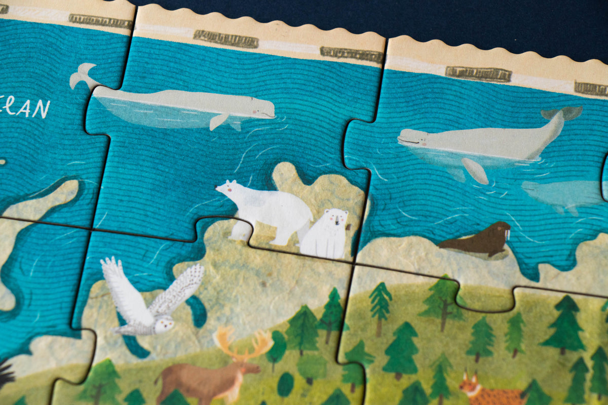 Puzzle Animal Planet Londji: 70 Piezas y Juego de Observación de Animales del Mundo - 12