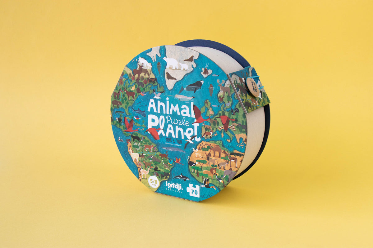 Puzzle Animal Planet Londji: 70 Piezas y Juego de Observación de Animales del Mundo - 39