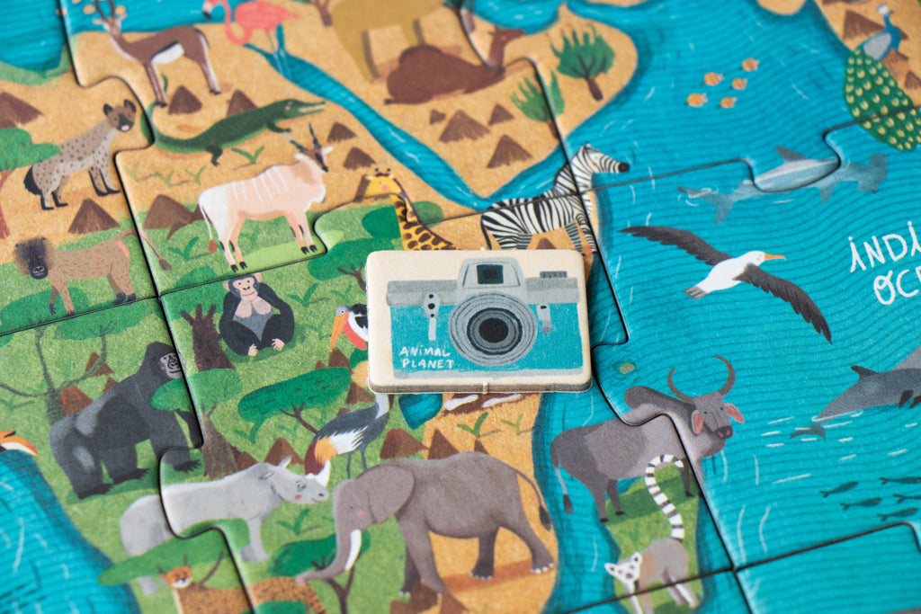 Puzzle Animal Planet Londji: 70 Piezas y Juego de Observación de Animales del Mundo - 18