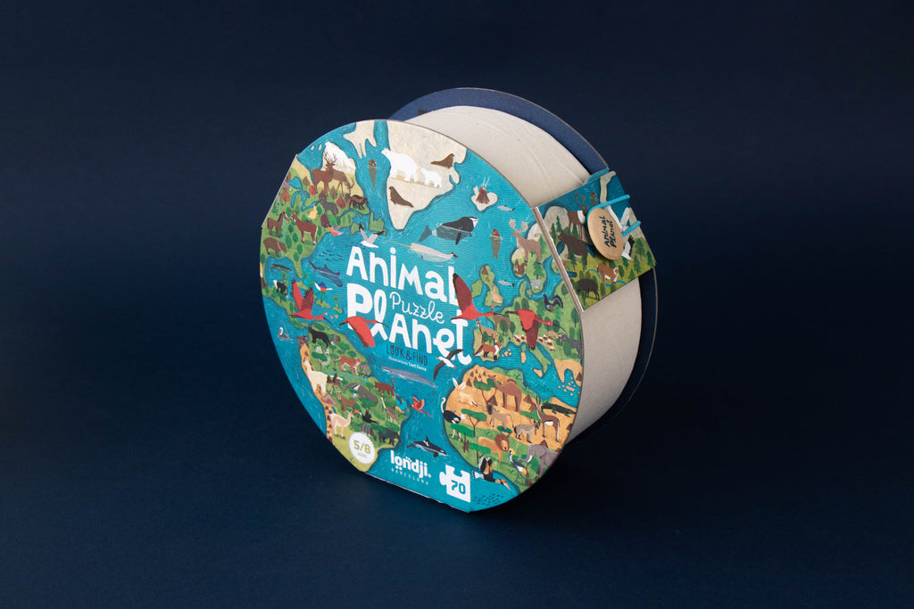 Puzzle Animal Planet Londji: 70 Piezas y Juego de Observación de Animales del Mundo - 27